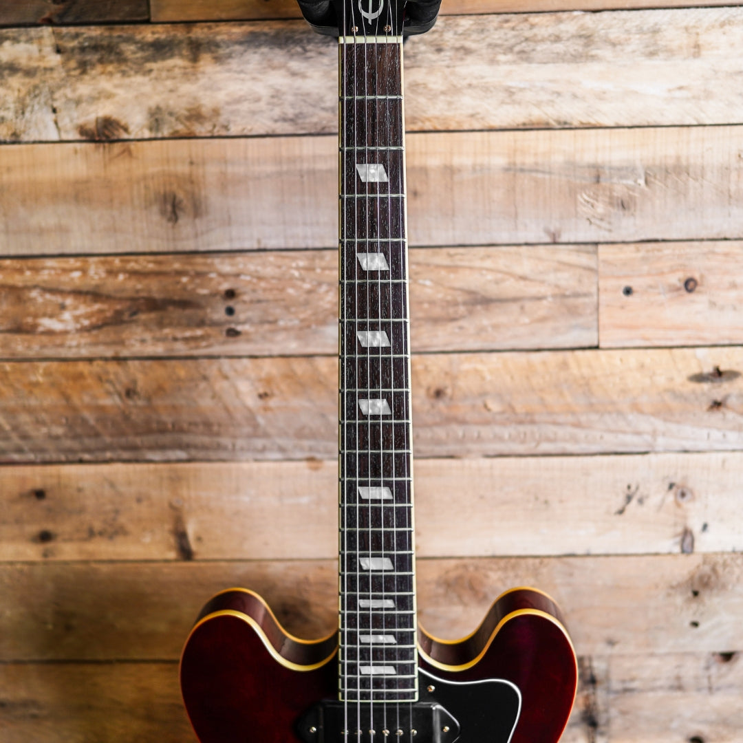 2016 Epiphone Riviera Custom P93 In Wine Red