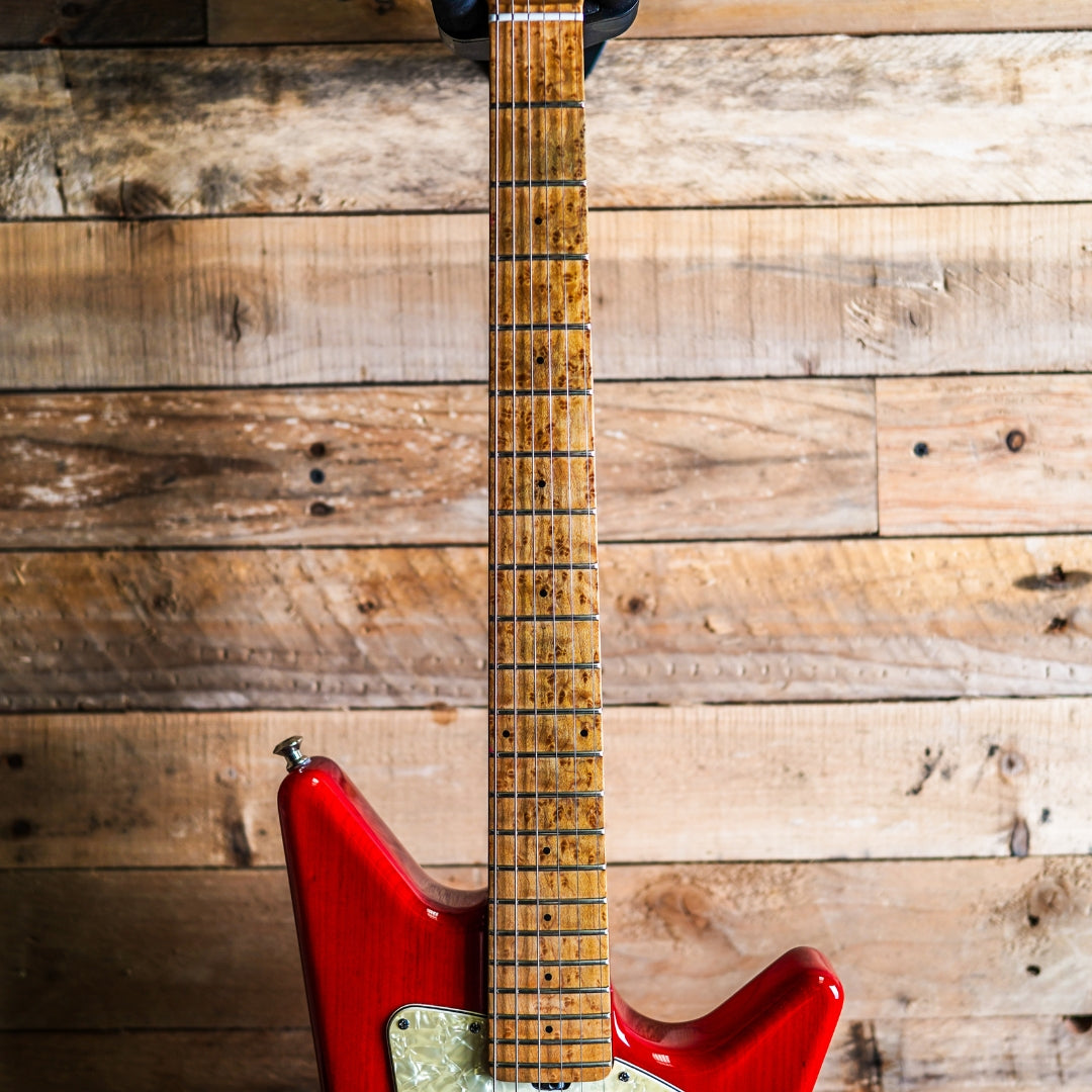 2002 Music Man Albert Lee Hard Tail SSS In Red
