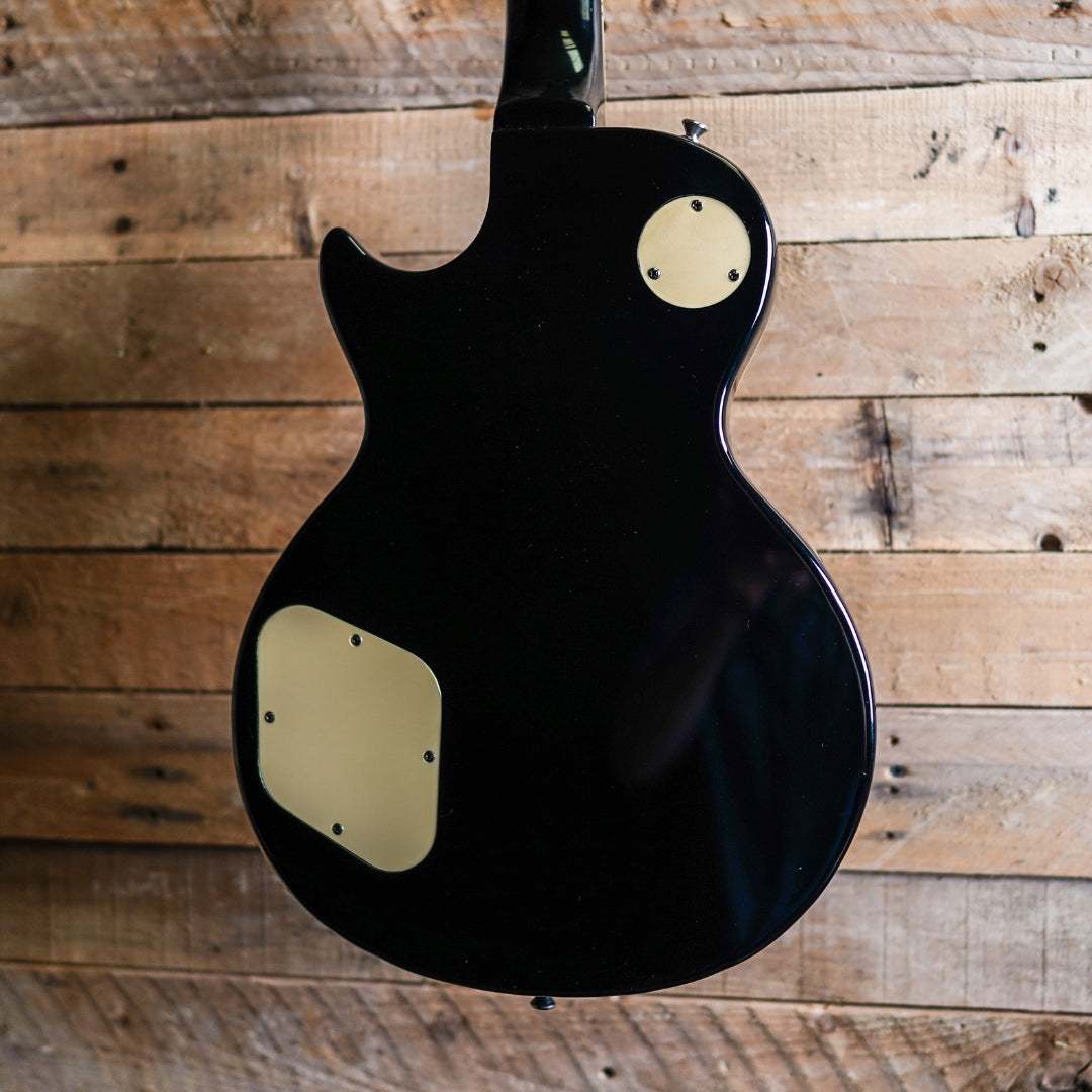 1998 Epiphone Les Paul Deluxe In Ebony – Fat Bottom Guitars