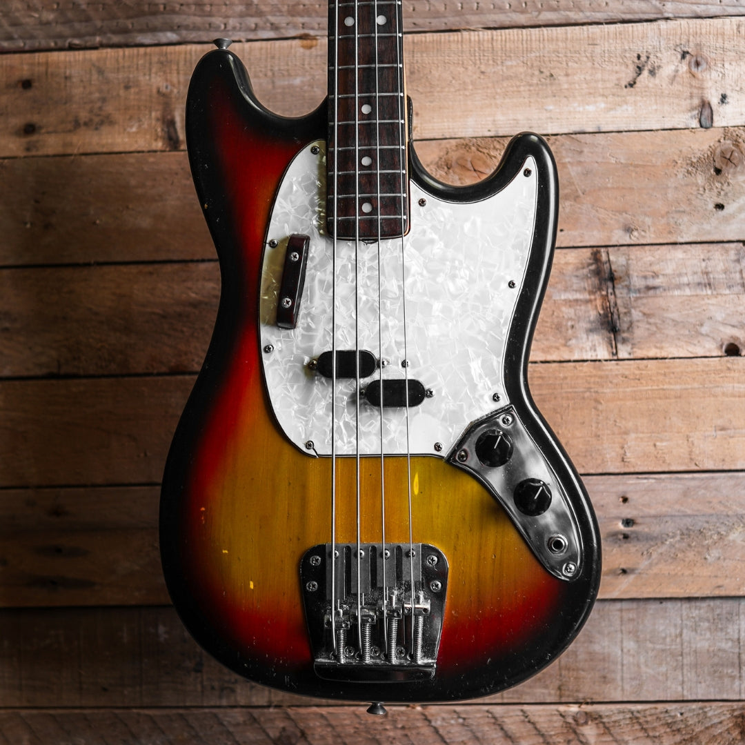 1974 Fender Mustang Bass in 3-Tone Sunburst