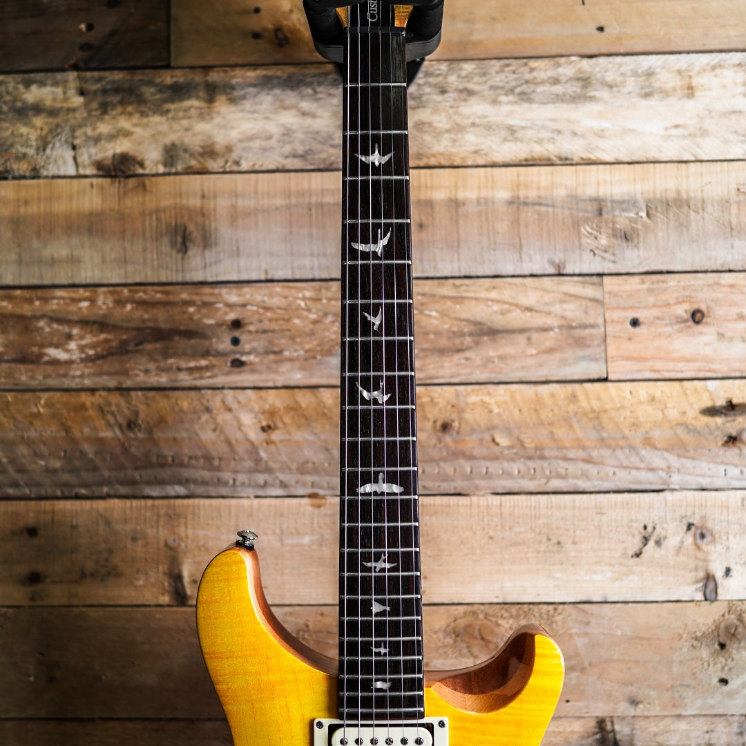 2021 PRS SE Custom 22 Semi Hollow In Santana Yellow