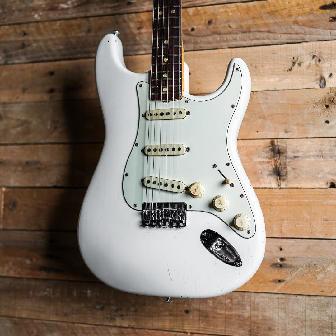 1971 Fender Stratocaster Hardtail In Olympic White