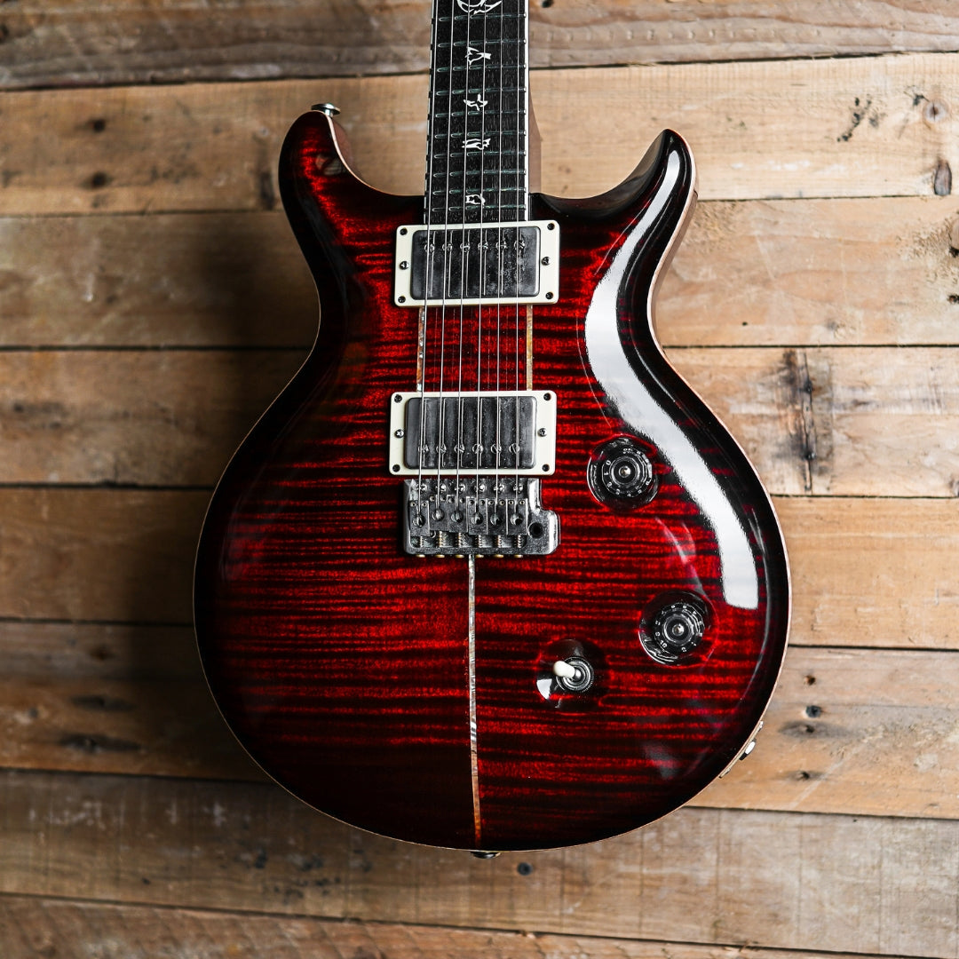 2010 PRS 25th Anniversary 10 Top Santana Signature In Fire Red Burst