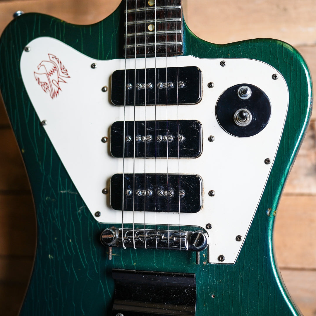1969 Gibson Firebird III Non Reverse In Pelham Blue – Fat Bottom