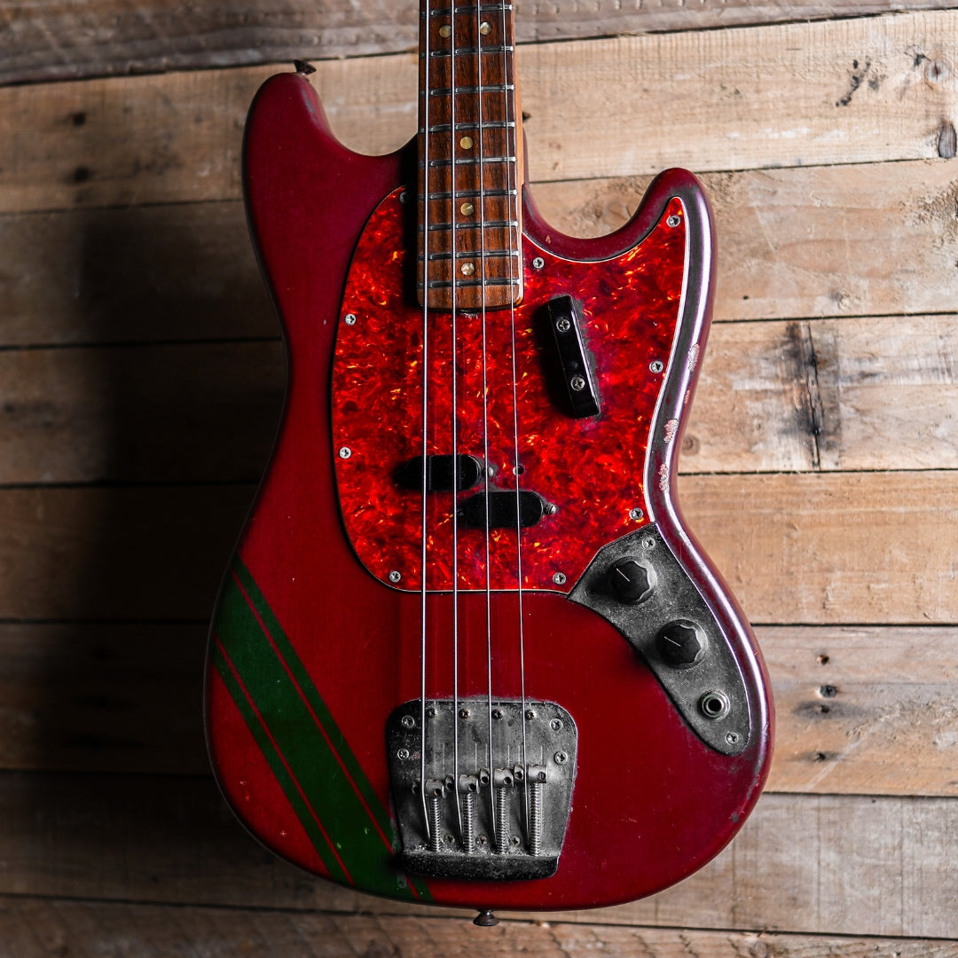 1968 Fender Mustang Bass In Dakota Red - Refinish