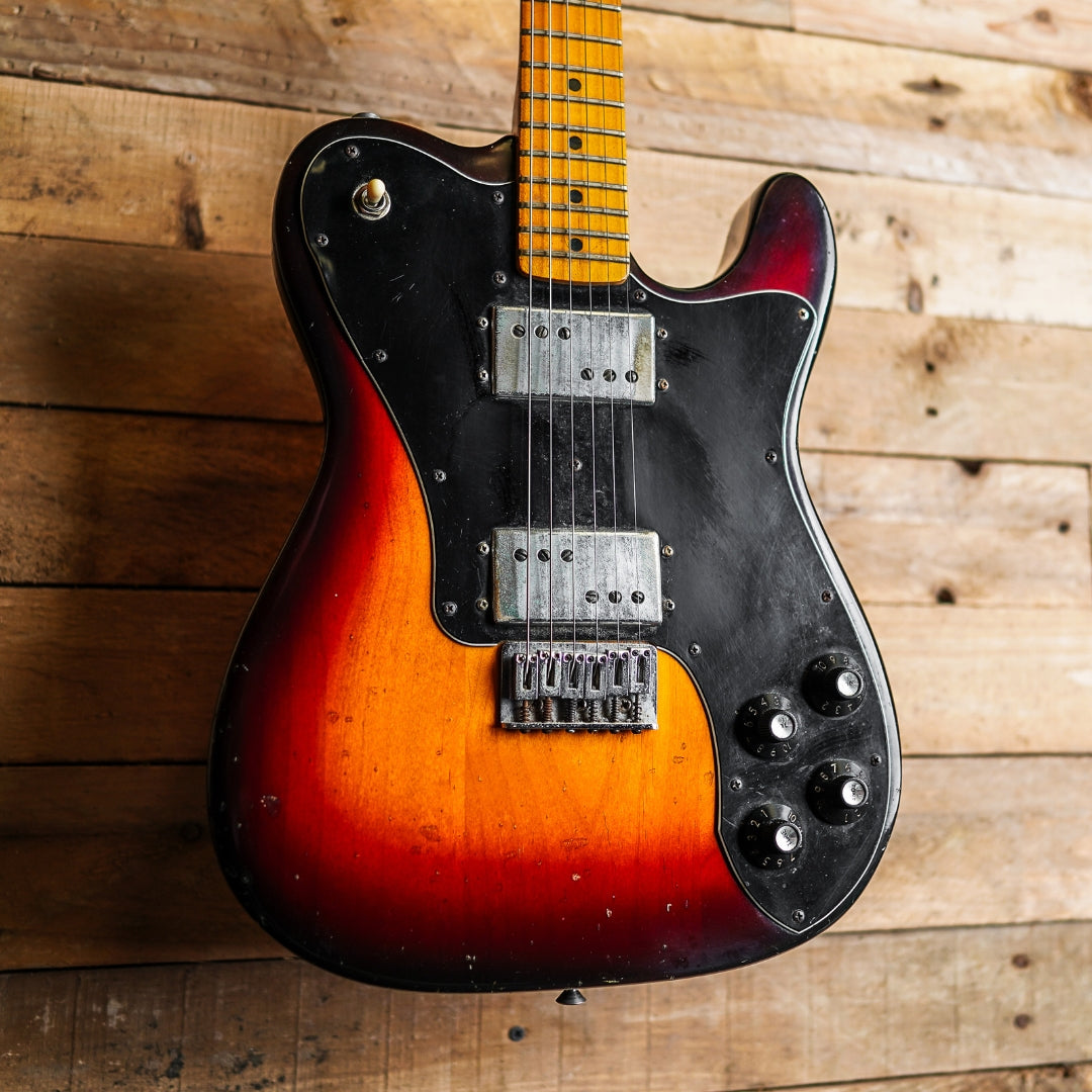 1973 Fender Telecaster Deluxe In 3 Tone Sunburst