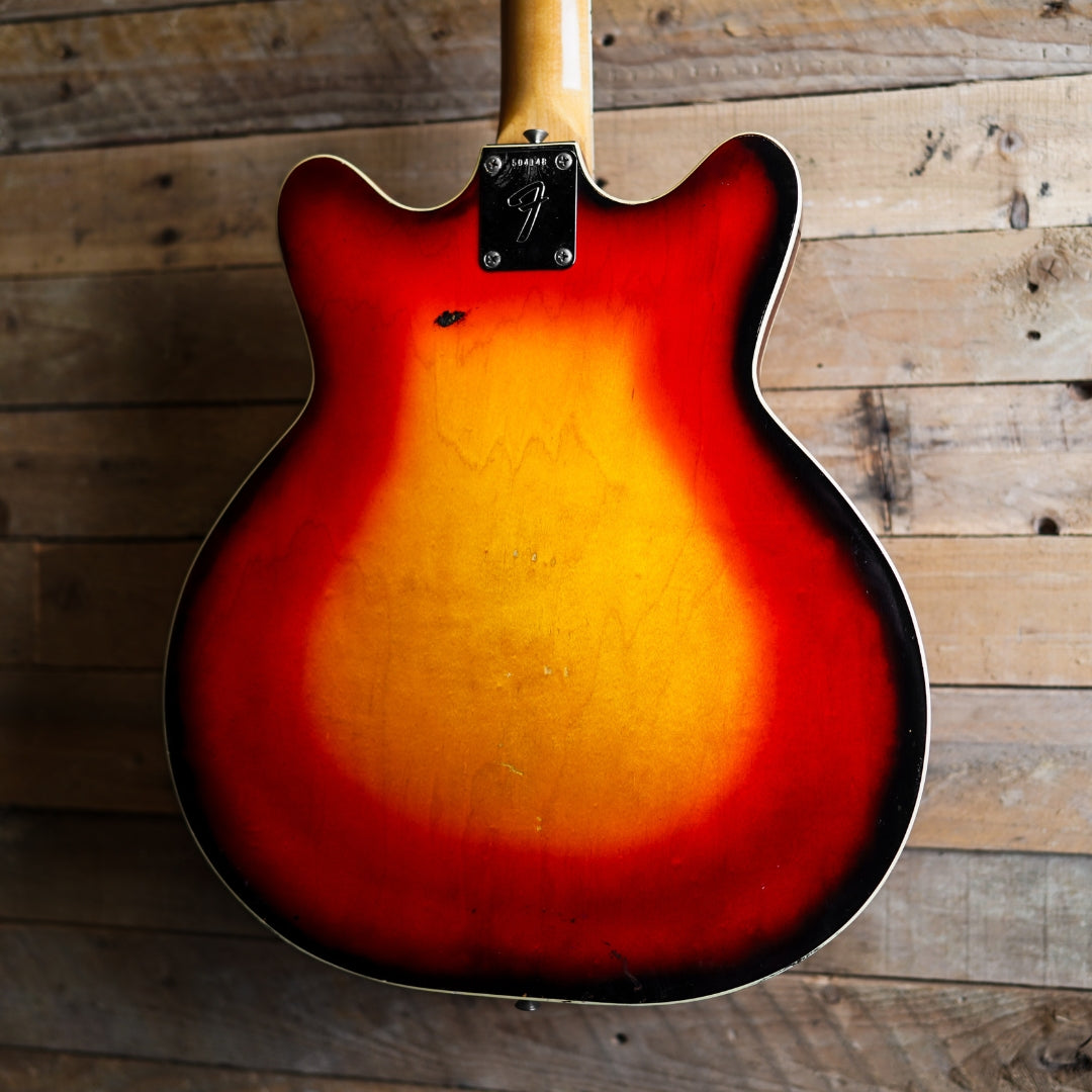 1966 Fender Coronado ii In Sunburst – Fat Bottom Guitars