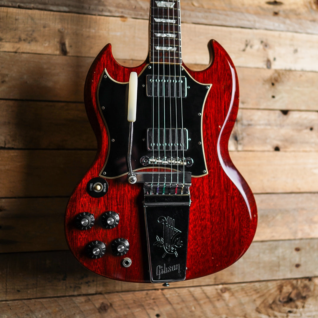 1969 Gibson SG Standard Left-Handed In Cherry