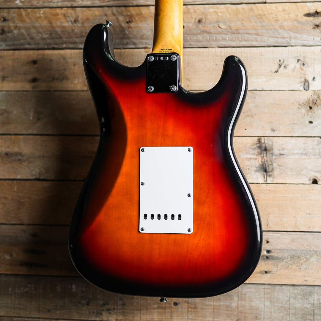 1986 Fender MIJ ST-68 Stratocaster Left Handed In 3 Tone Sunburst