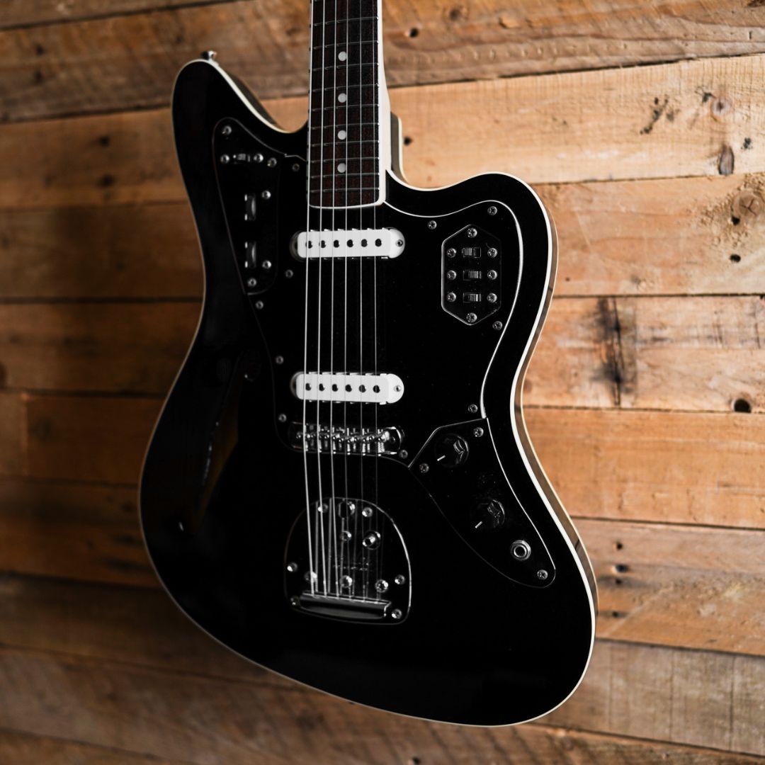 Fender Japan Limited Edition Thinline Jaguar - Black