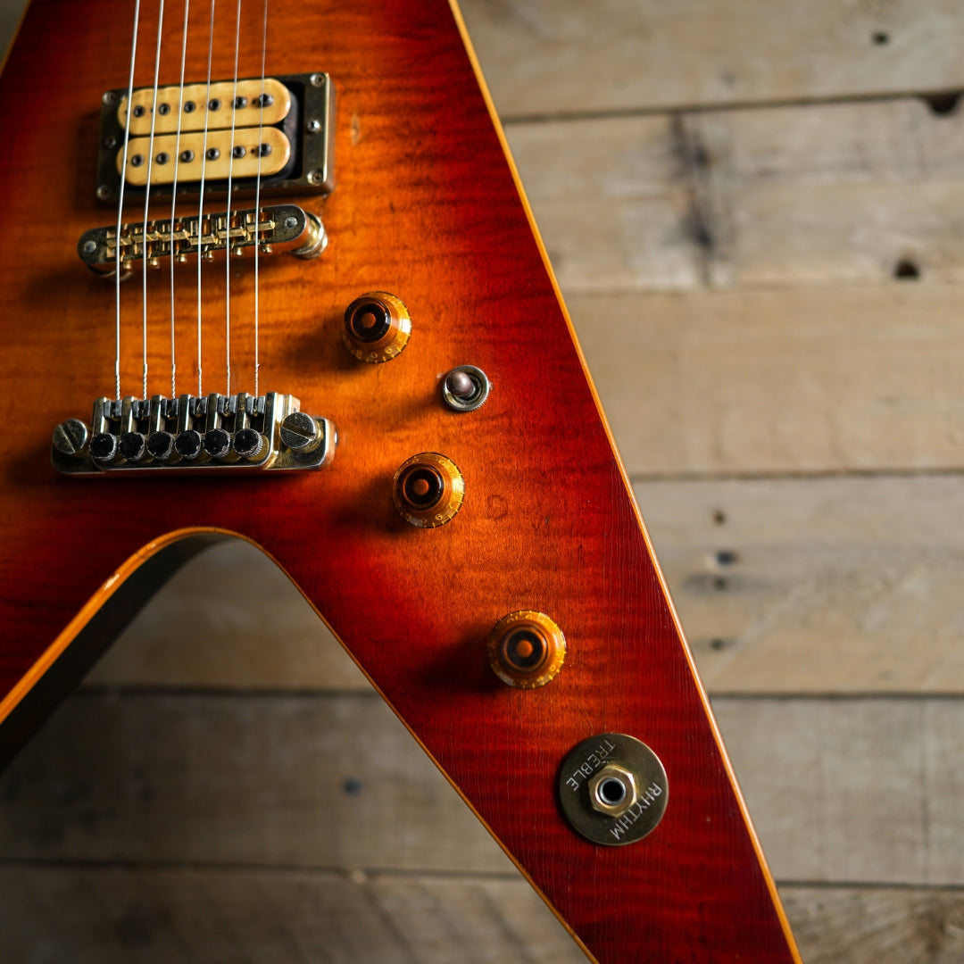 1982 Gibson Flying V 'THE V' CMT in Sunburst – Fat Bottom Guitars