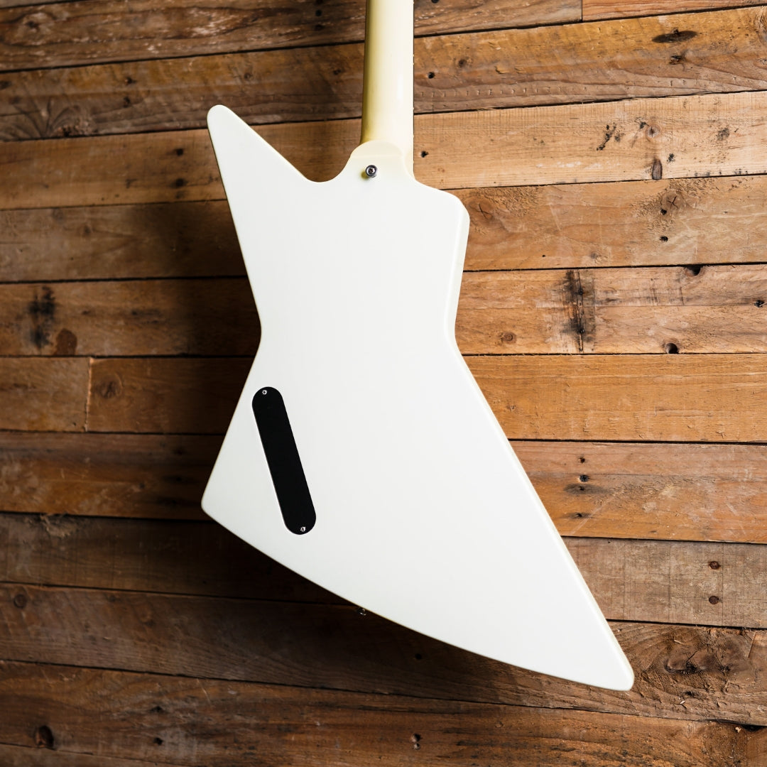 2005 Gibson Explorer '76 Reissue In Classic White – Fat Bottom Guitars