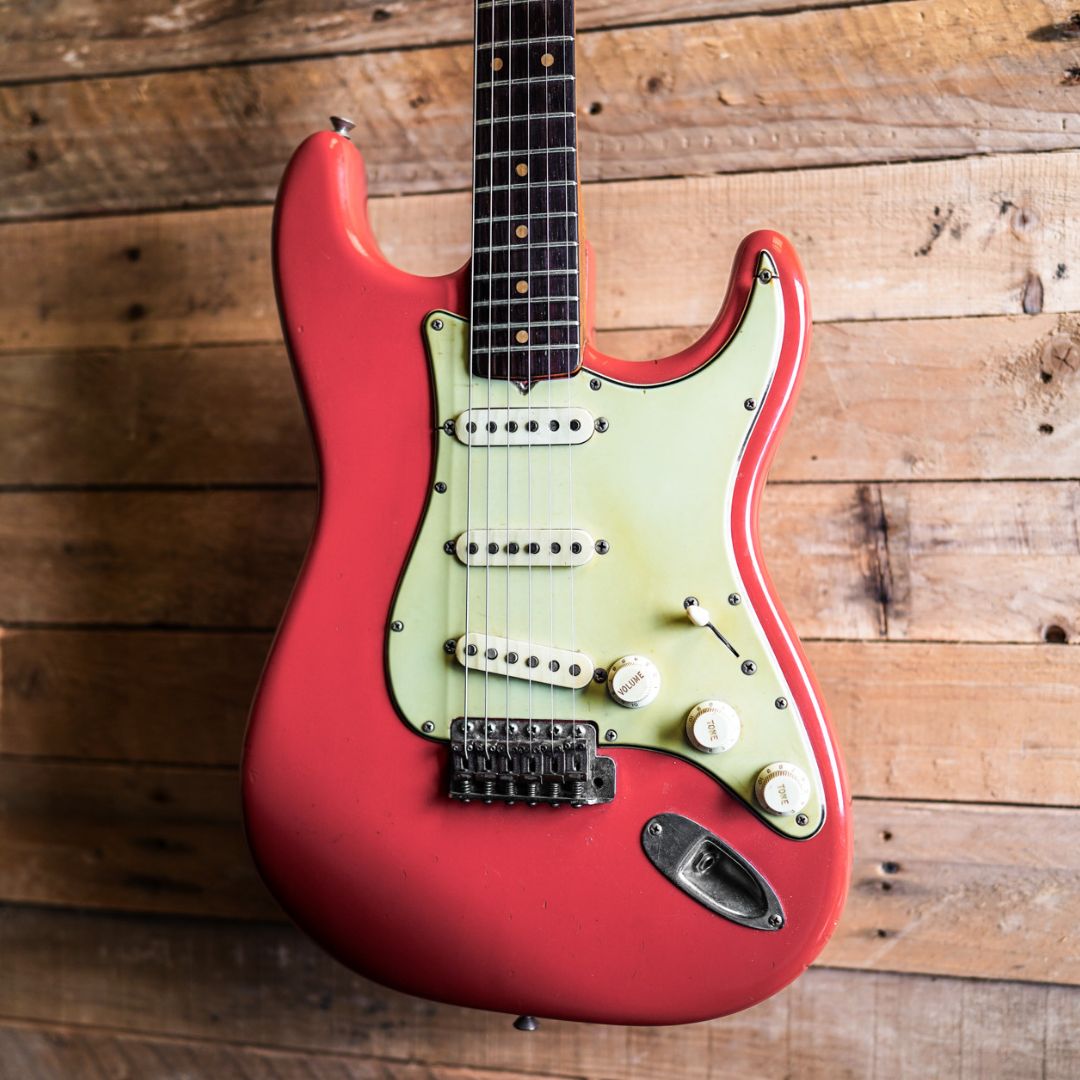 1963 Fender Stratocaster In Fiesta Red