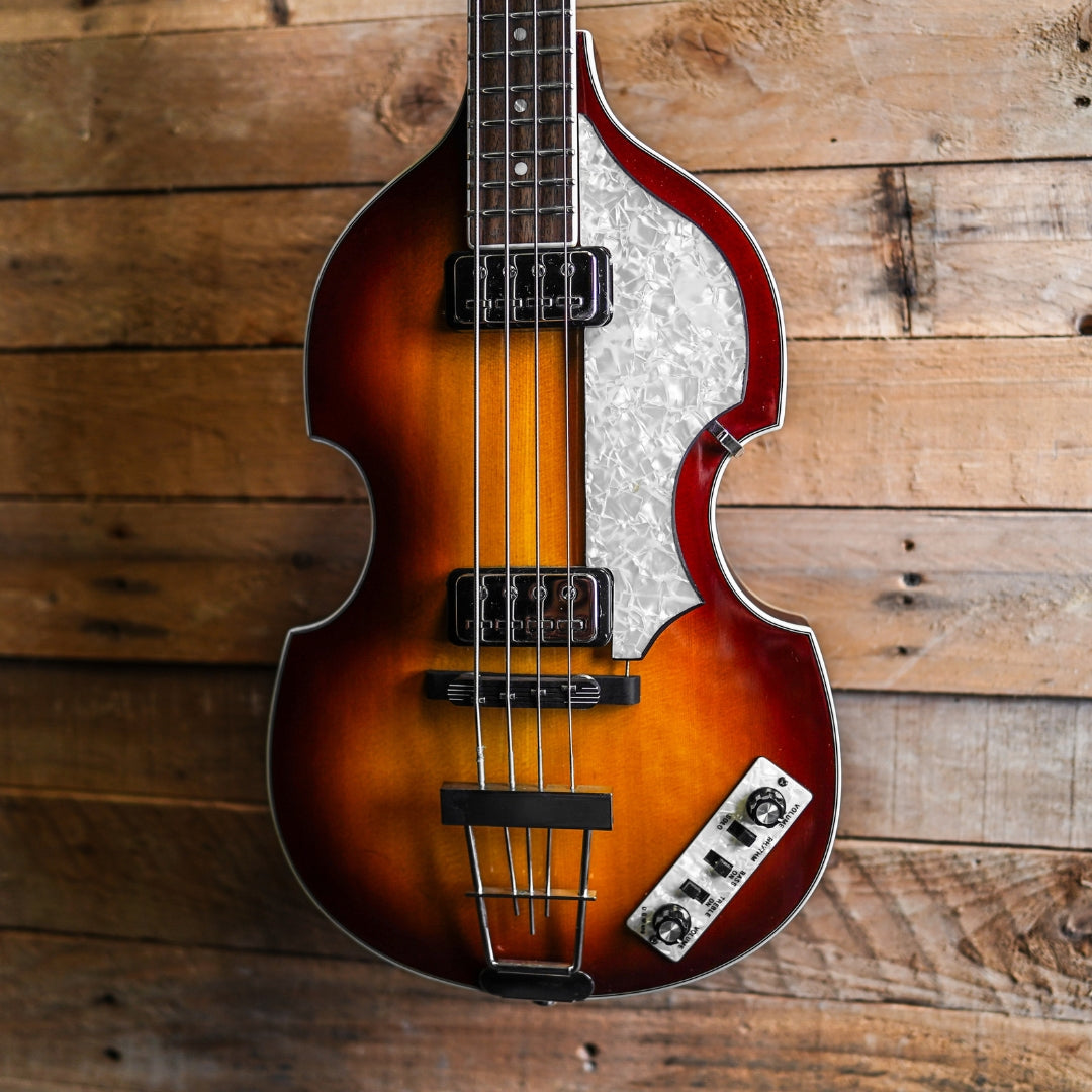 Hofner Contemporary Series HCT Violin Bass In Sunburst – Fat Bottom Guitars