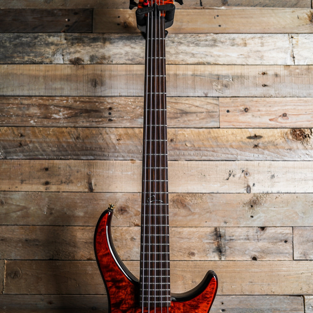 Peavey Cirrus 5 BXP Quilt Top Tiger Eye – Fat Bottom Guitars