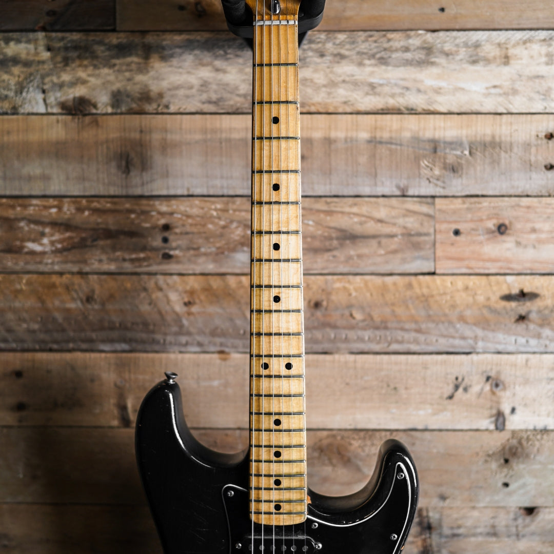 1973 Fender Stratocaster Hardtail In Black - Modified