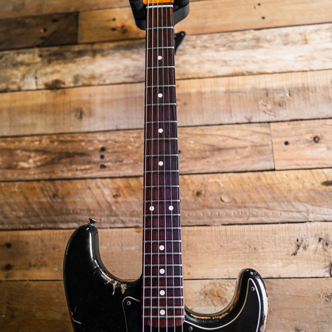 2009 Fender Custom Shop 1960 Stratocaster Heavy Relic HSS in Black