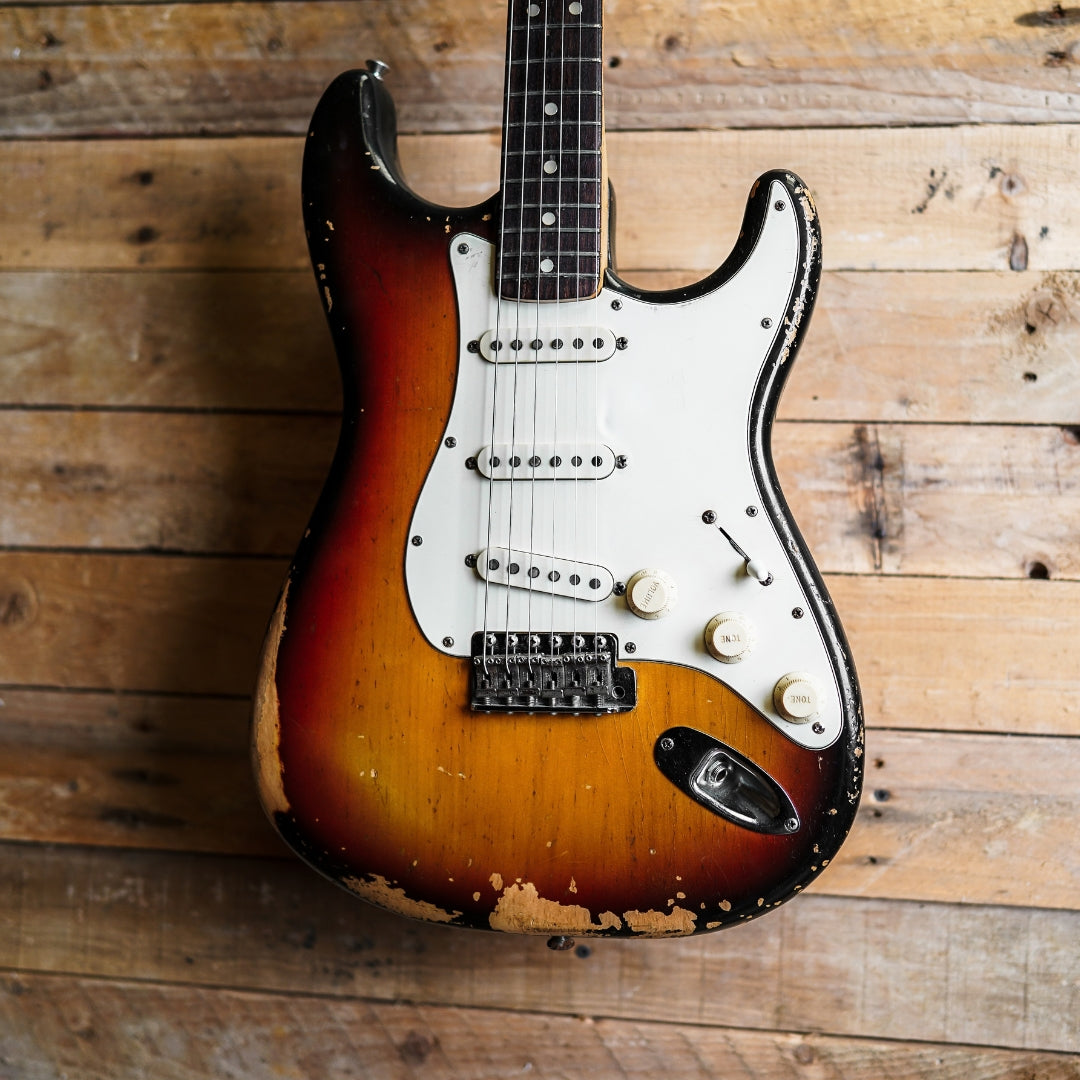 1972 Fender Stratocaster In 3-Tone Sunburst
