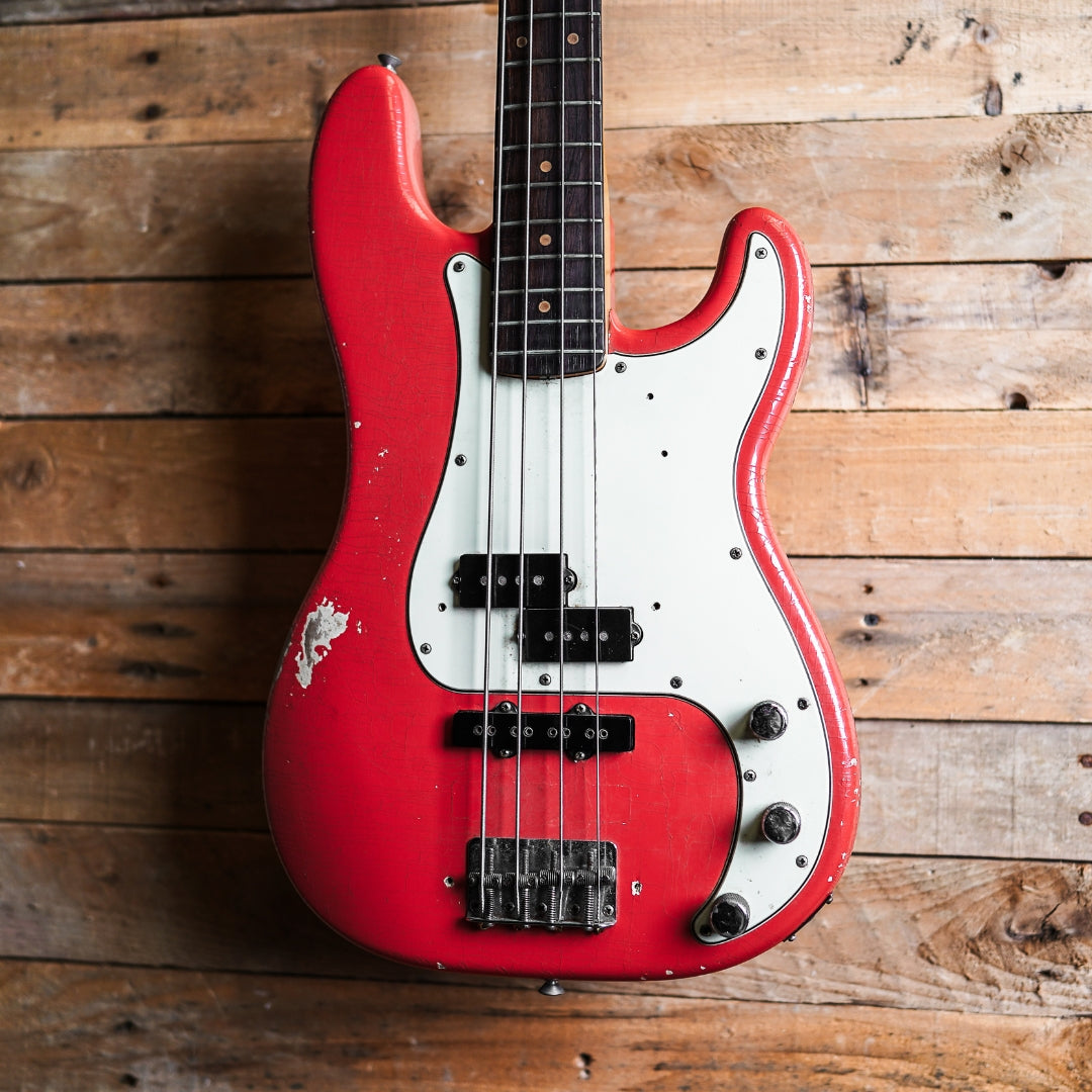 1964 Fender Precision Bass in Fiesta Red (Refin)
