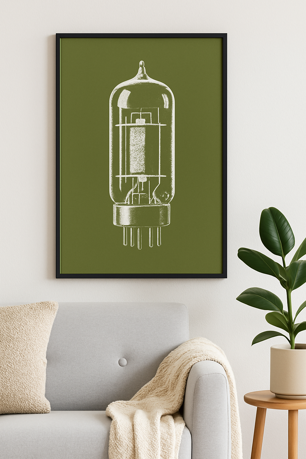 Valve - Army Green Art Print
