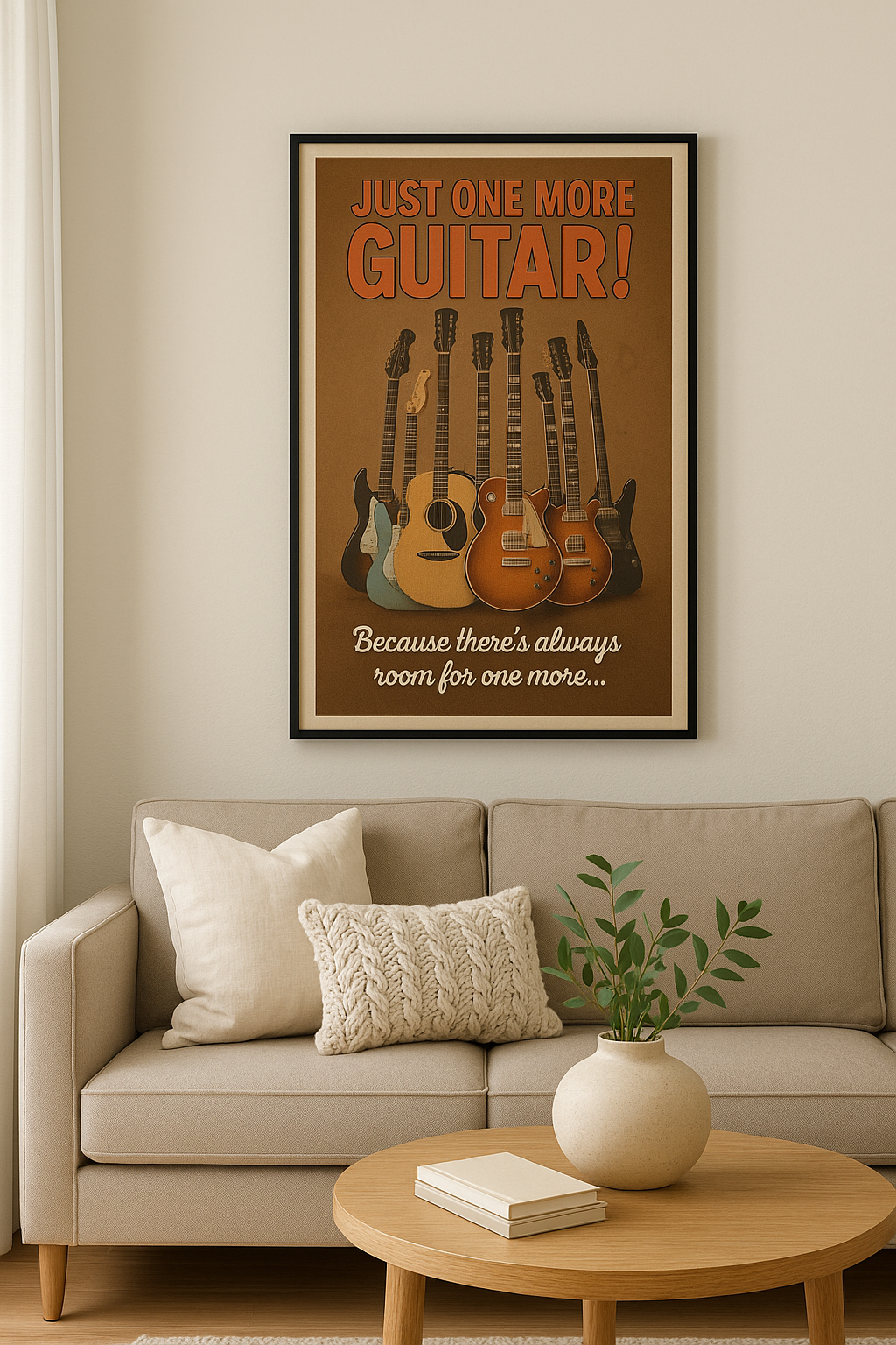 Just One More Guitar! - Art Print