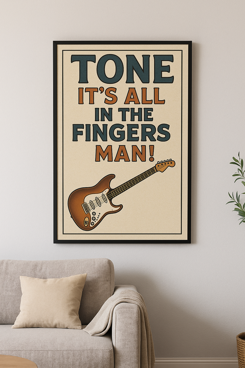 It's All In The Fingers - Art Print