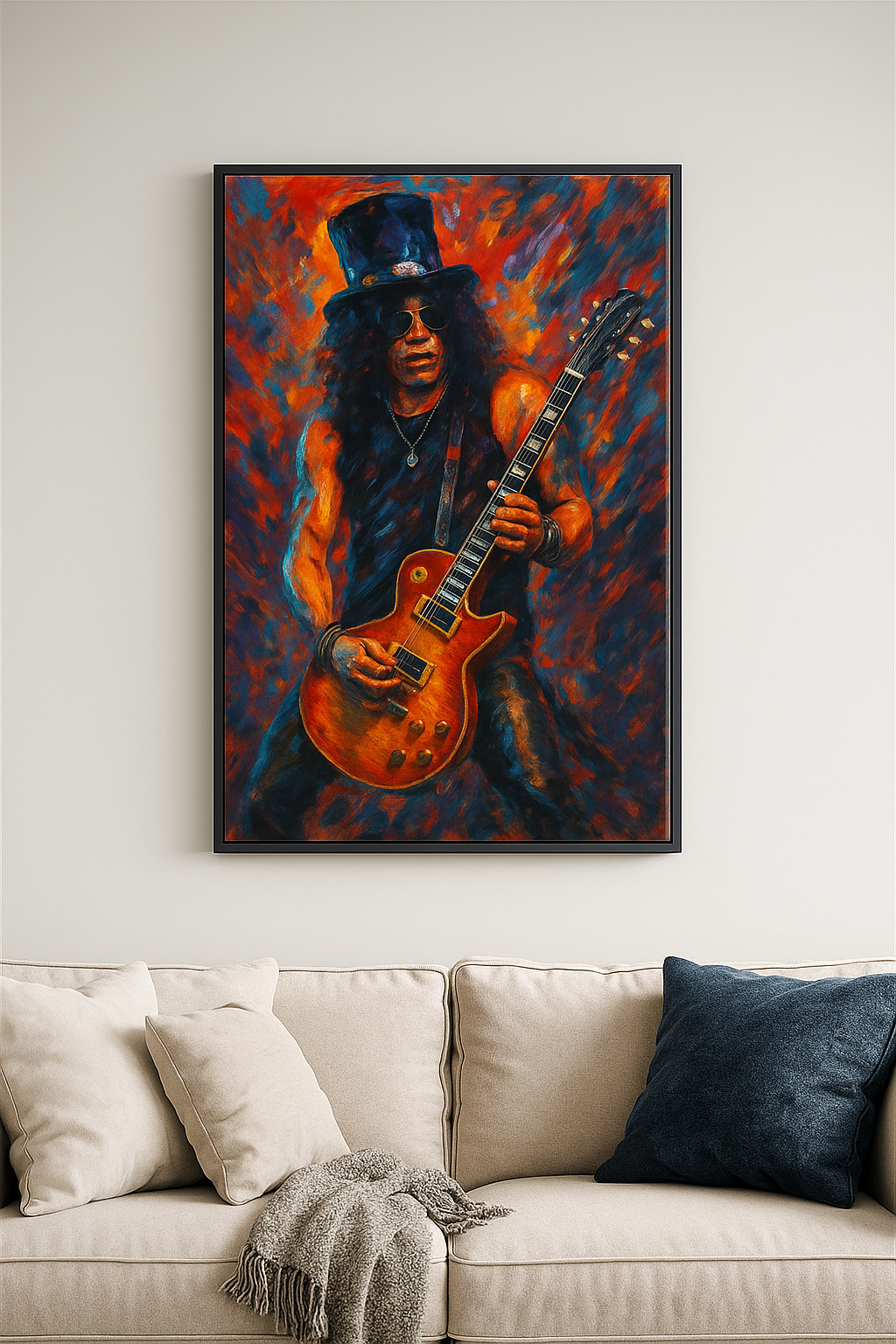 Slash Live -Abstract Art Print