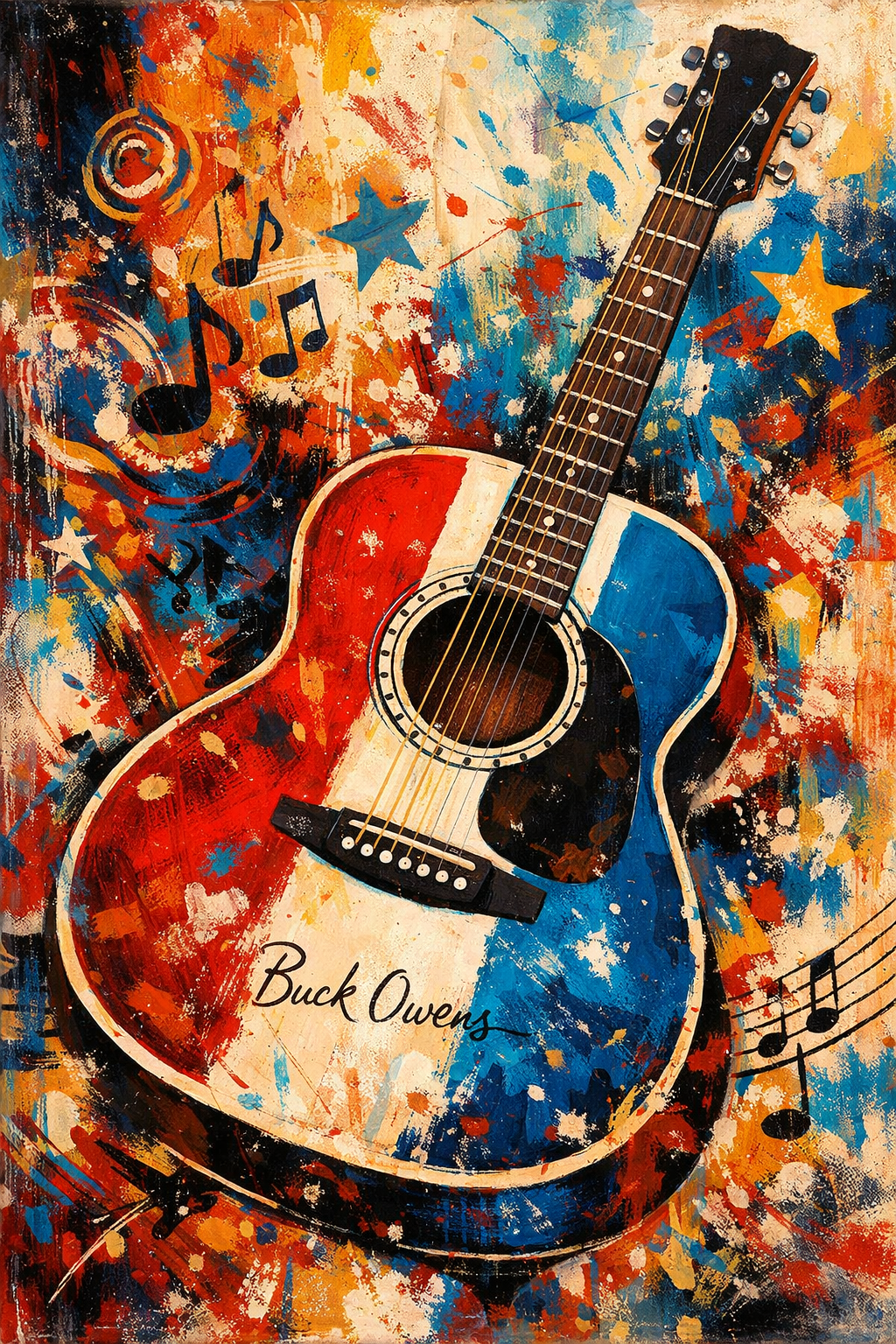 Buck - Abtract Art Print