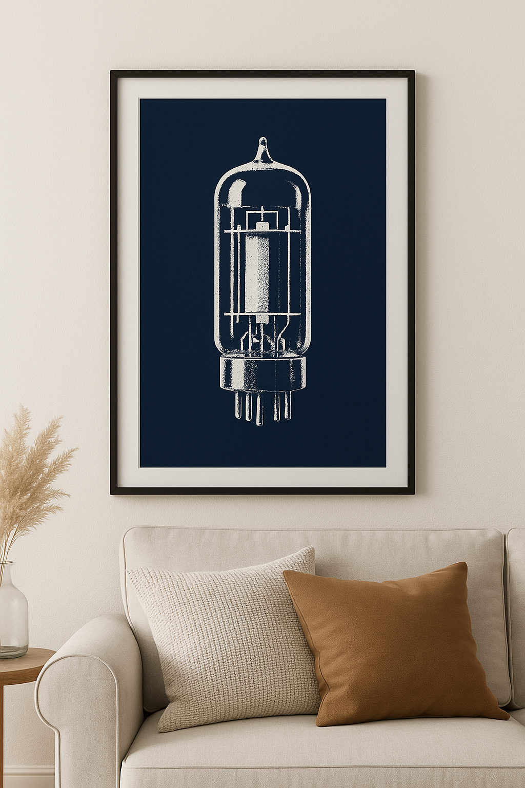 Valve - Deep Blue Art Print