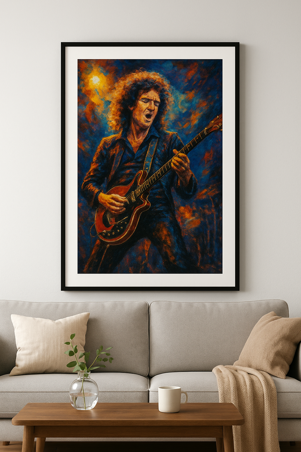 ブライアン・メイ - 抽象画アートプリント