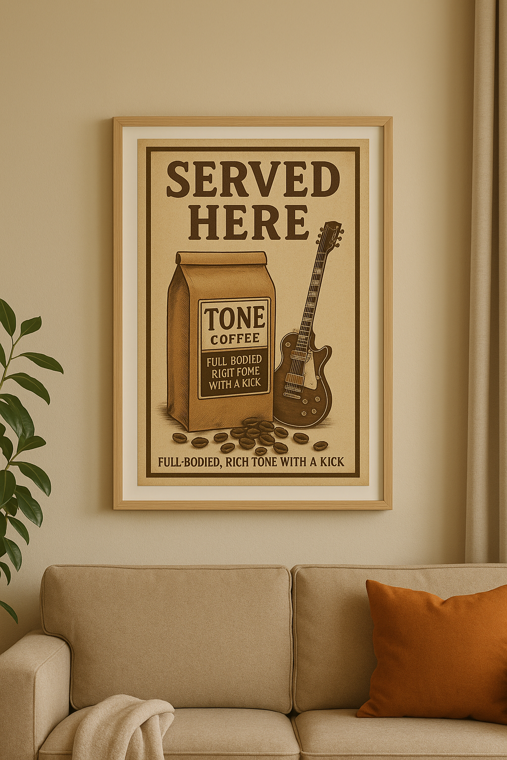 Tone Coffee - Vintage Art Print