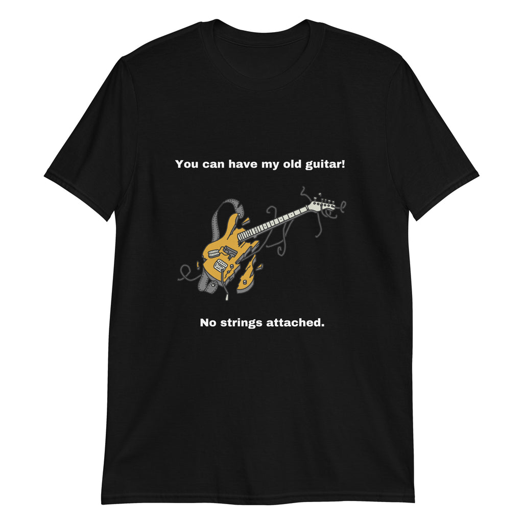 No Strings Attached Unisex T-Shirt – Fat Bottom Guitars