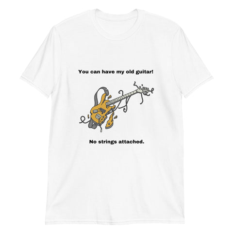 No Strings Attached White Unisex T-Shirt
