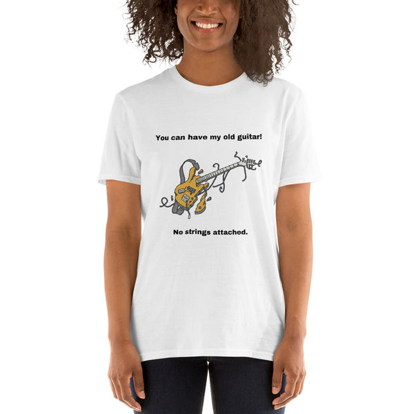 No Strings Attached White Unisex T-Shirt
