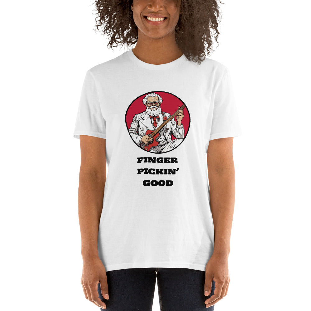 Finger Pickin' Good White Unisex T-Shirt