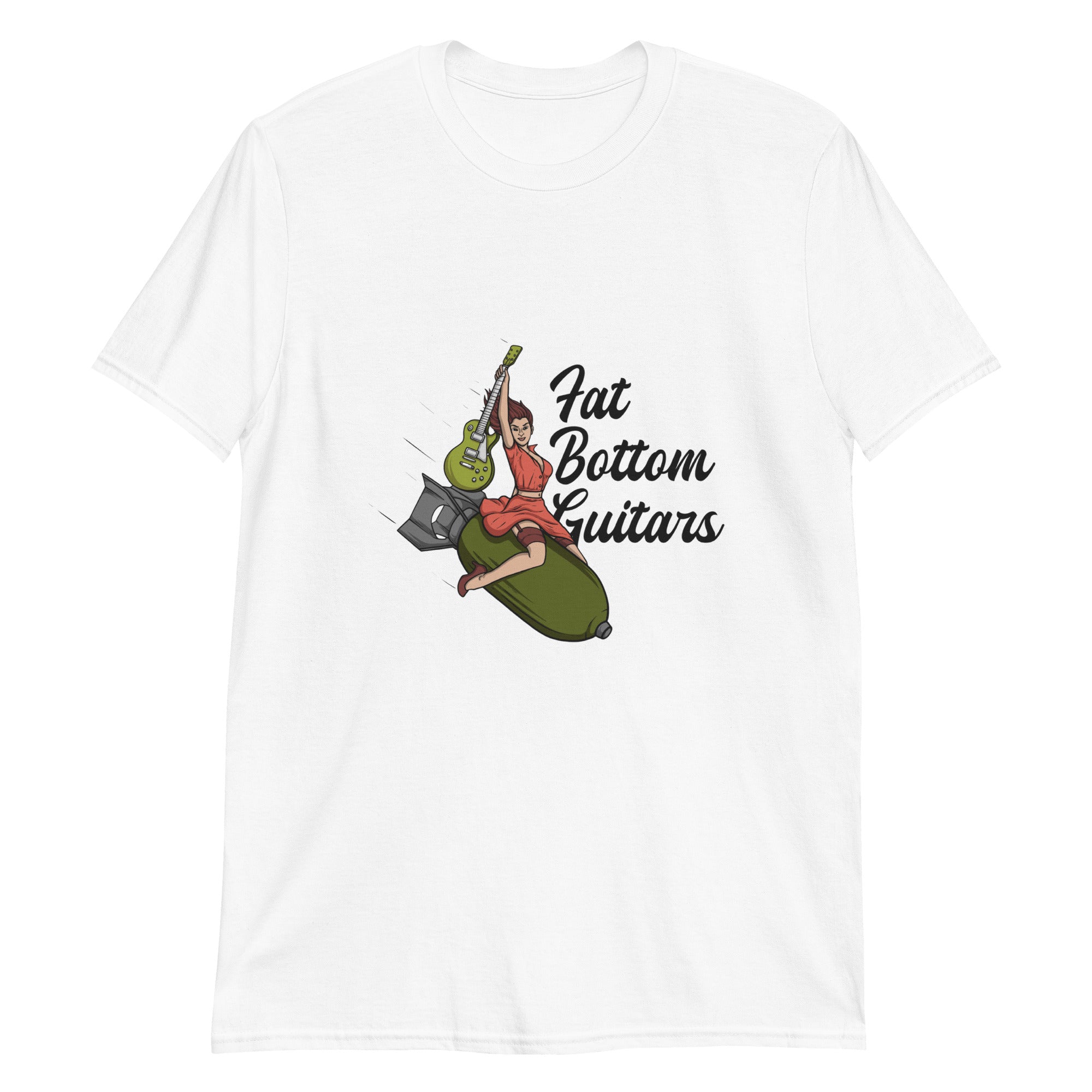 Fat Bottom Guitars White Unisex T-Shirt