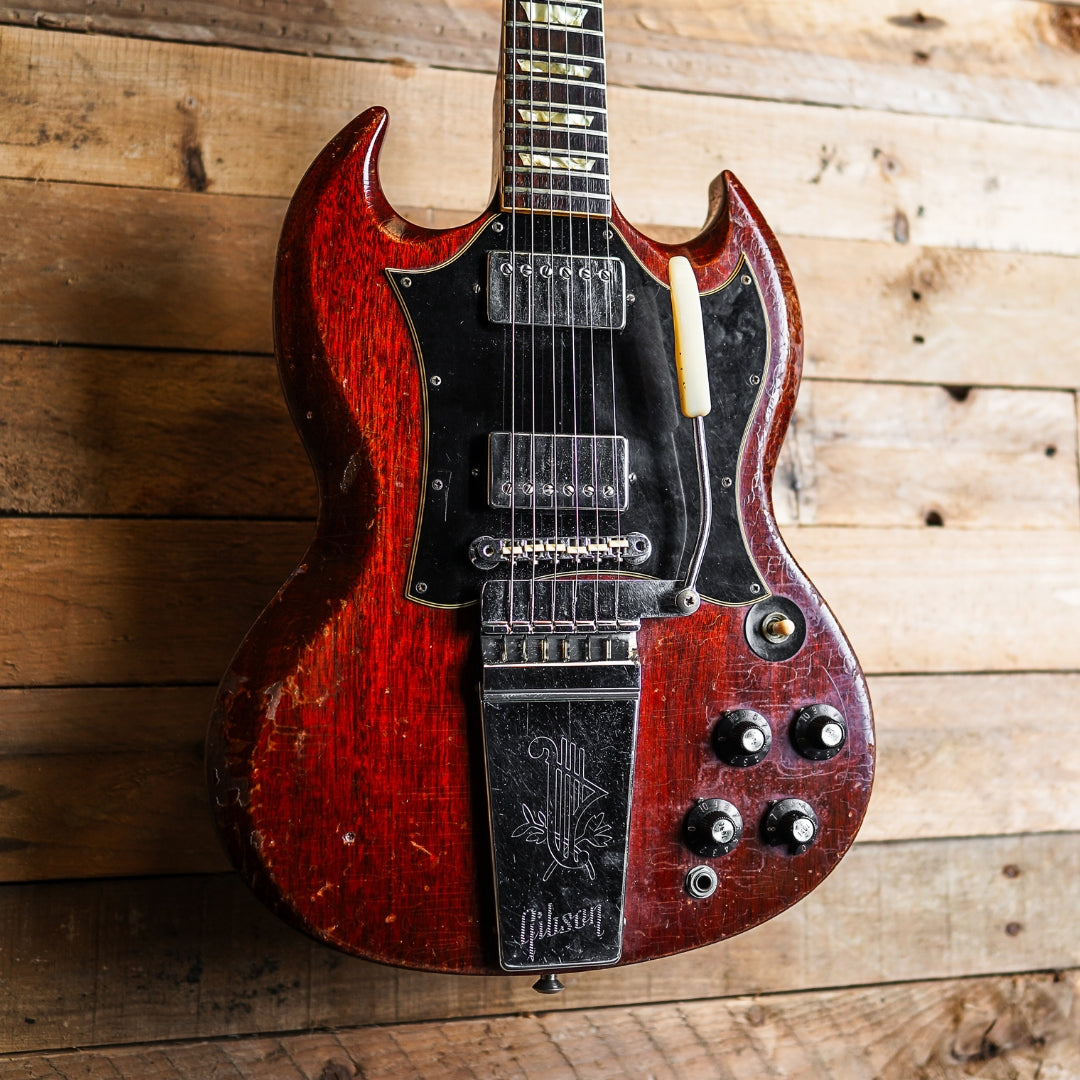 1969 Gibson SG Standard With Maestro In Cherry