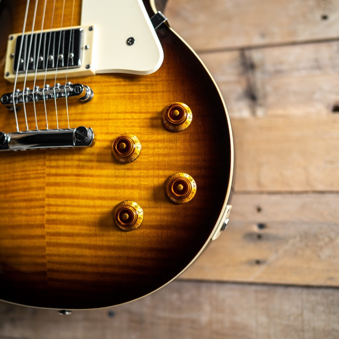 2003 Epiphone Les Paul Standard in Tobacco Sunburst – Fat Bottom